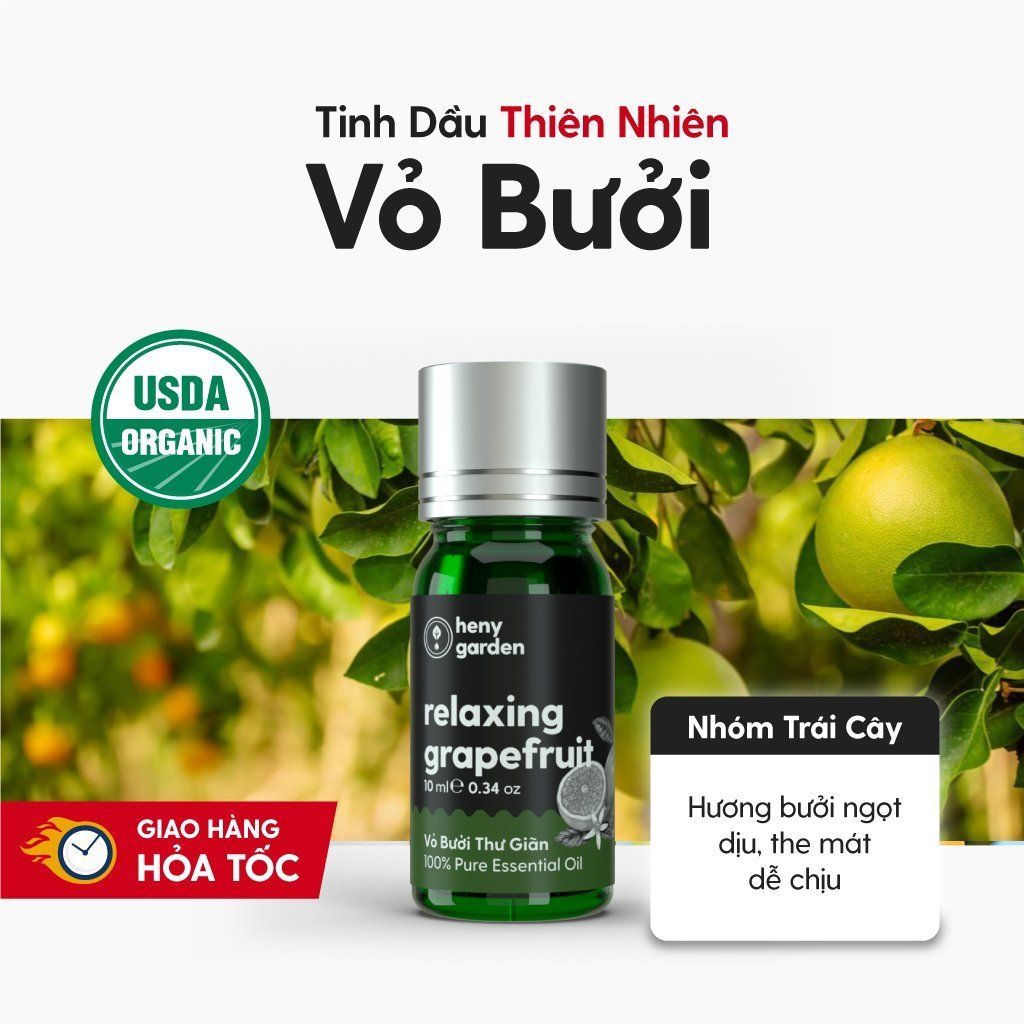 Tinh Dầu Thơm Phòng Thiên Nhiên 6 MÙI Nhóm TRÁI CÂY HENY GARDEN