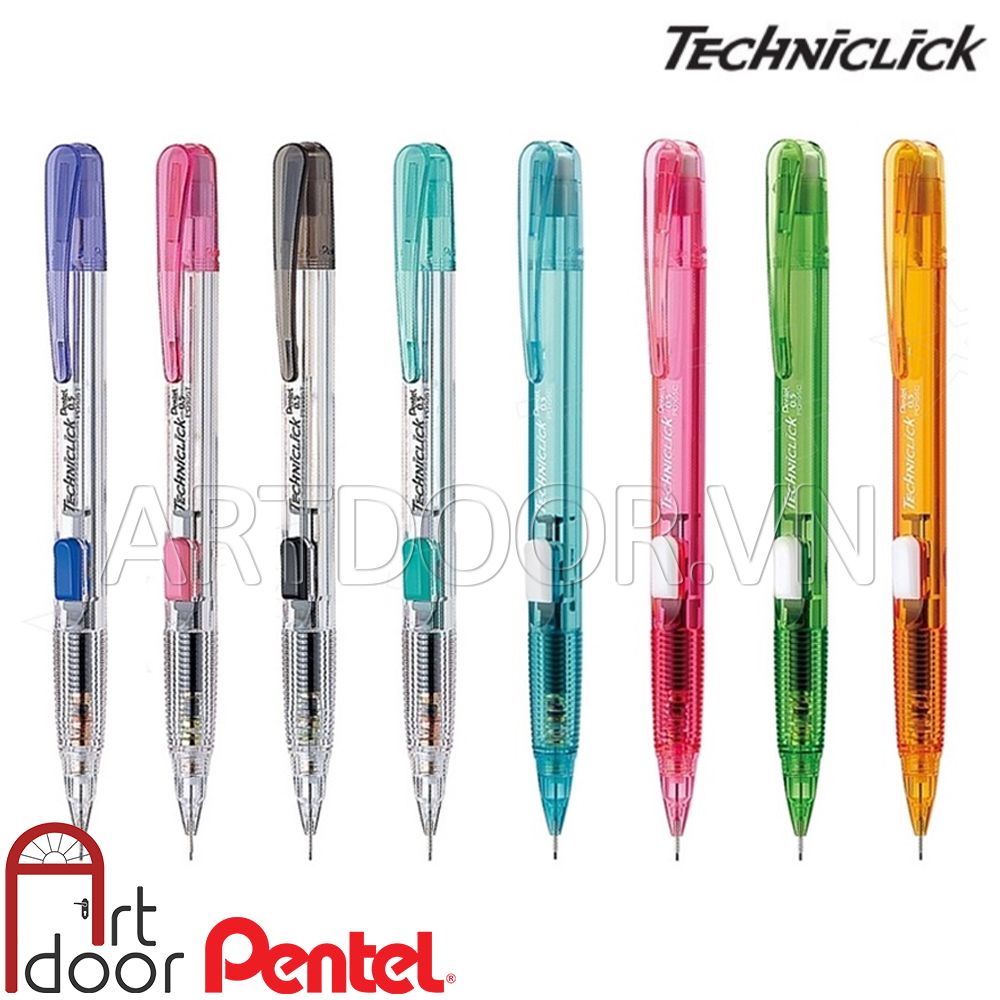  Bút chì bấm PENTEL Techniclick bấm cạnh chính hãng PD105 (0.5mm) 