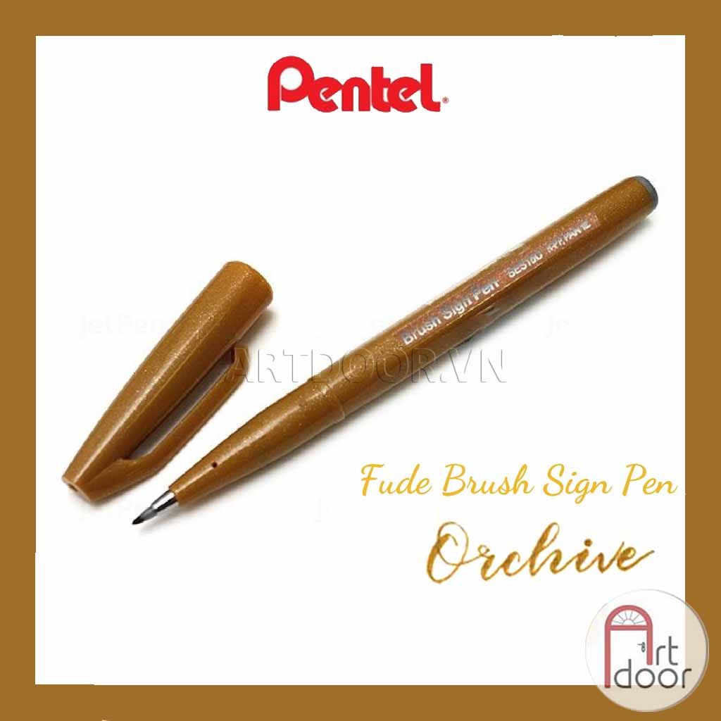  Bút màu viết thư pháp PENTEL Fude Touch (cây lẻ) 