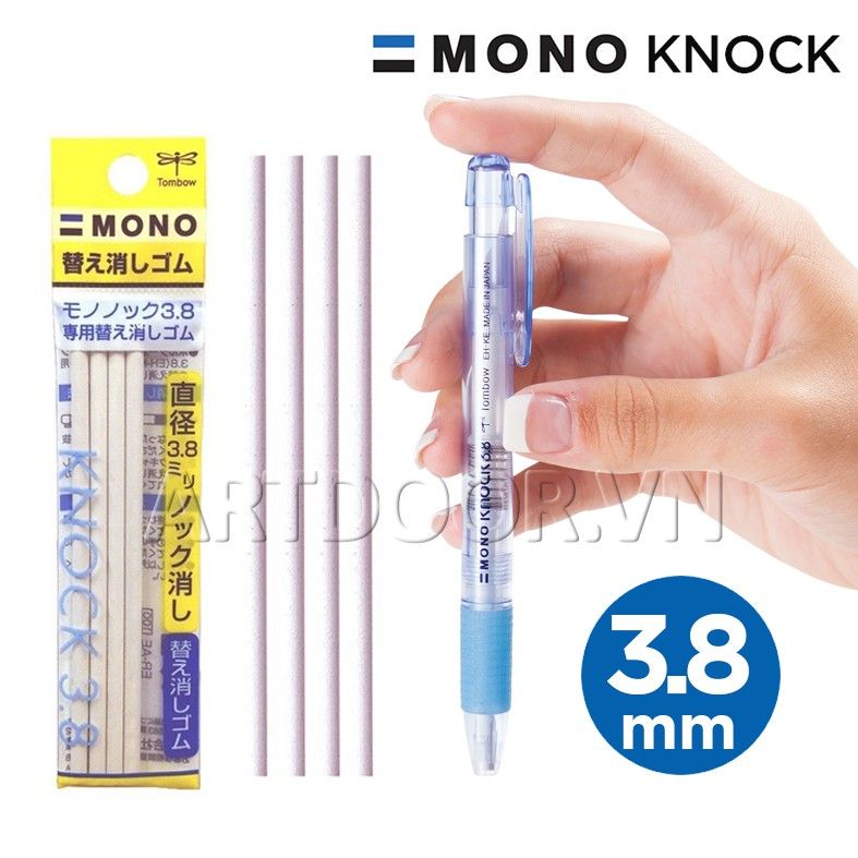  Bút gôm tẩy hoặc Ruột TOMBOW Mono Knock (đầu 3.8mm) 