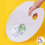  Khay Bảng pha màu Acrylic ART SECRET Oval bằng Nhựa (palette) 