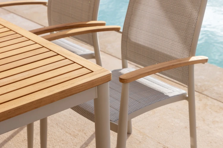 Topaz Light Stacking Chair