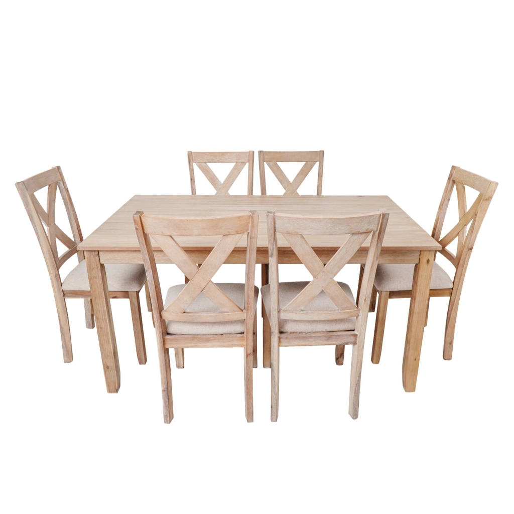 BỘ BÀN 6 GHẾ GỖ TRÀM