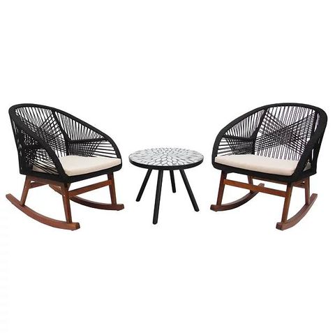  BỘ BÀN 2 GHẾ THƯ GIÃN NGOÀI TRỜI CHÂN BẬP BÊNH 