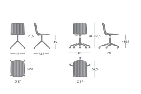  GHẾ DRAGONFLY 4 STAR CASTORS 