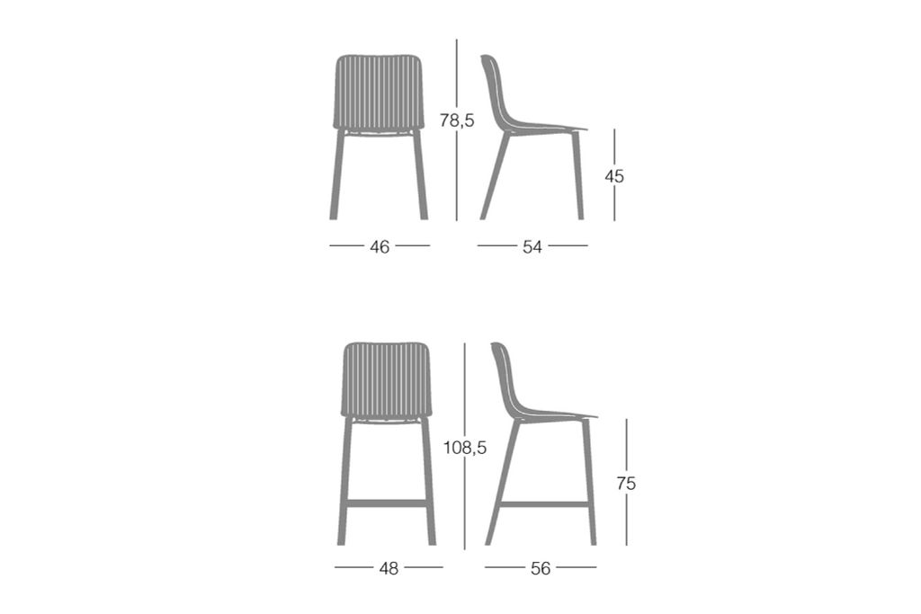 GHẾ QUẦY BAR DRAGONFLY CHÂN GỖ
