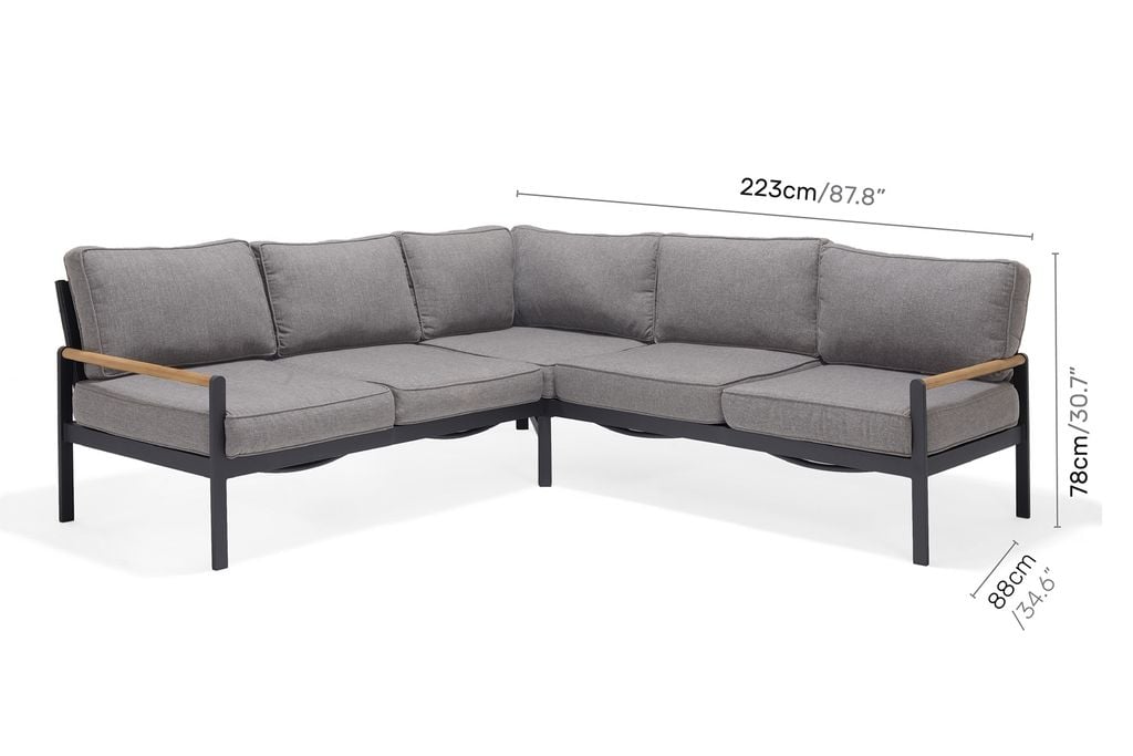 Sofa Amber Góc ngoài trời