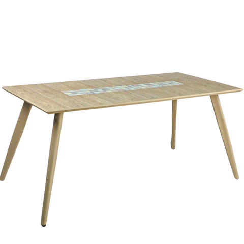  BÀN ĂN CN MẶT GẠCH ĐÁ VÂN GỖ 162 