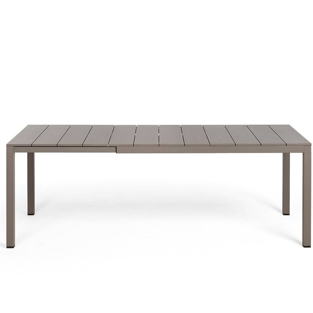 BÀN NHỰA NHẬP KHẨU RIO ALU 140 EXTENSIBLE