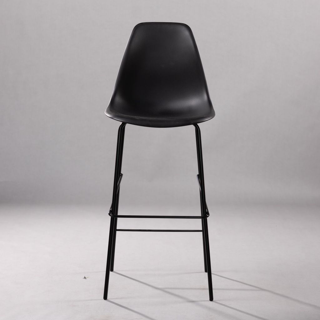 GHẾ QUẦY BAR NHỰA ĐÚC CHÂN SẮT