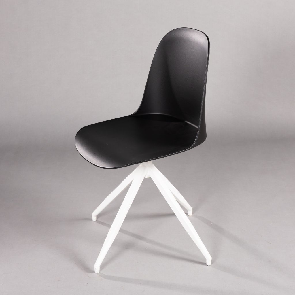 GHẾ MẶT NHỰA CHÂN SẮT - ĐẾ XOAY