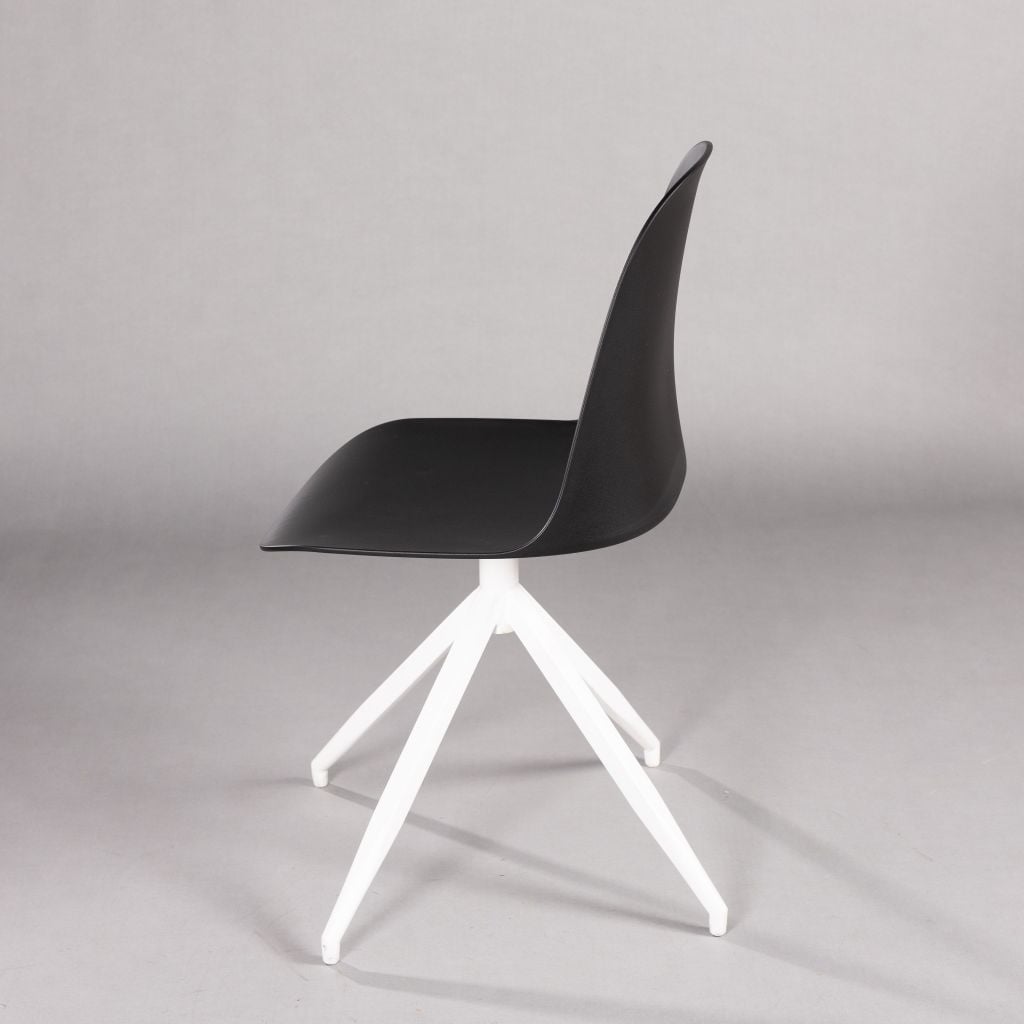 GHẾ MẶT NHỰA CHÂN SẮT - ĐẾ XOAY