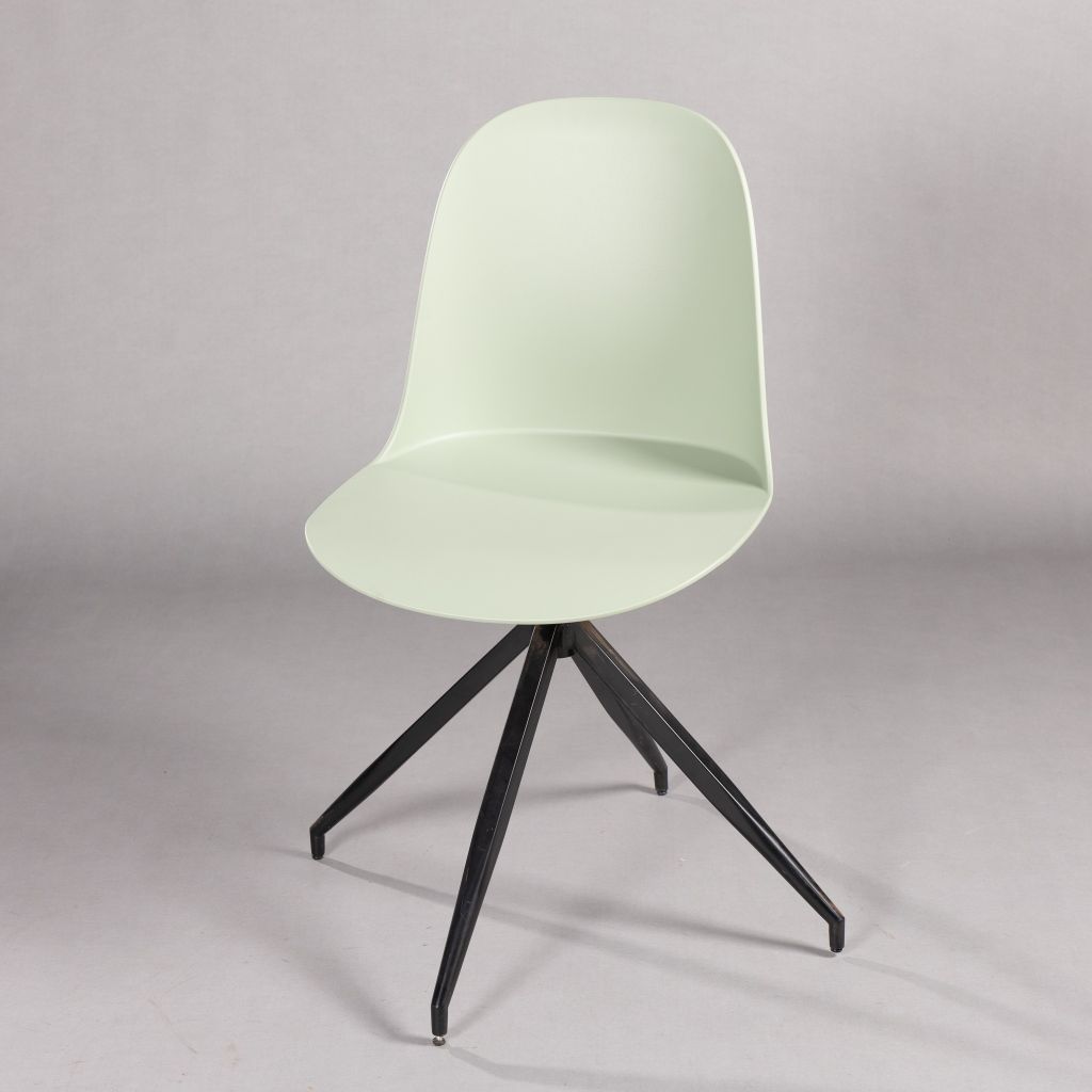 GHẾ MẶT NHỰA CHÂN SẮT - ĐẾ XOAY