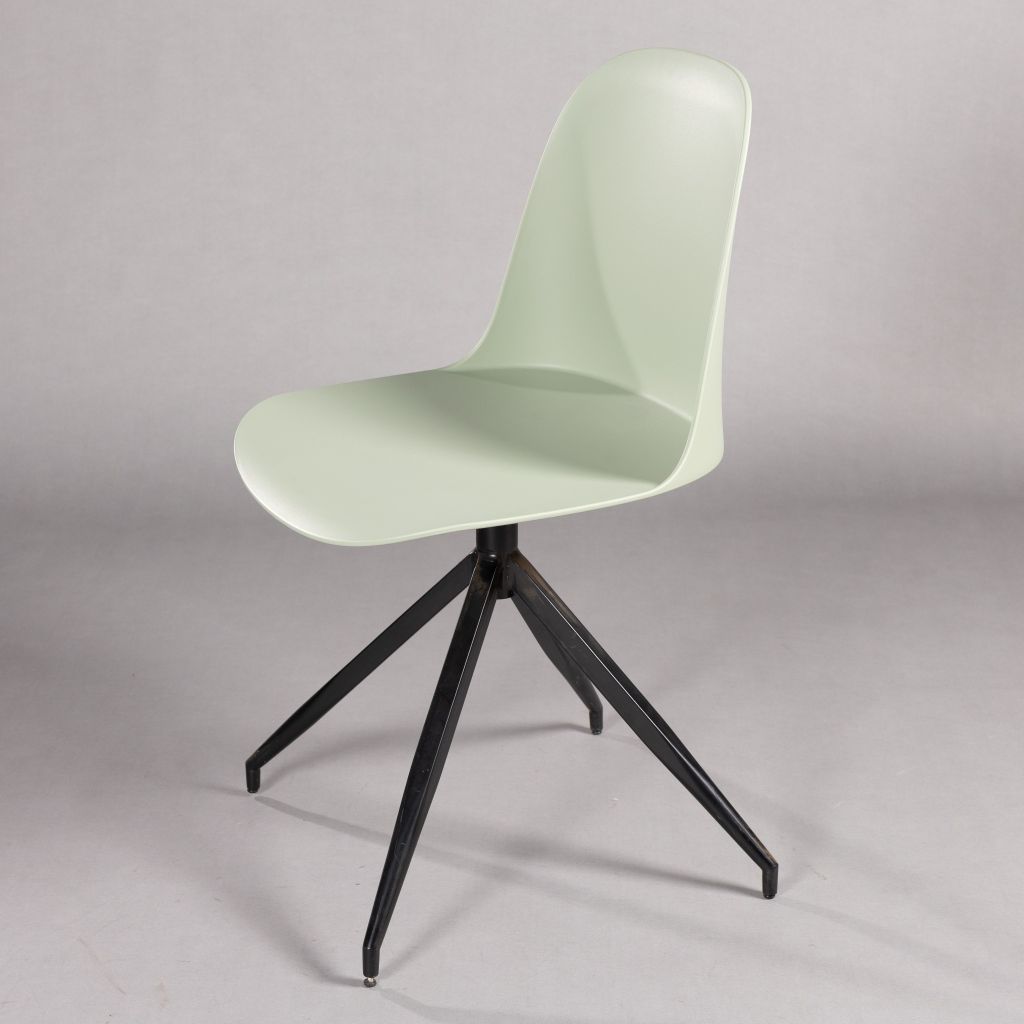 GHẾ MẶT NHỰA CHÂN SẮT - ĐẾ XOAY