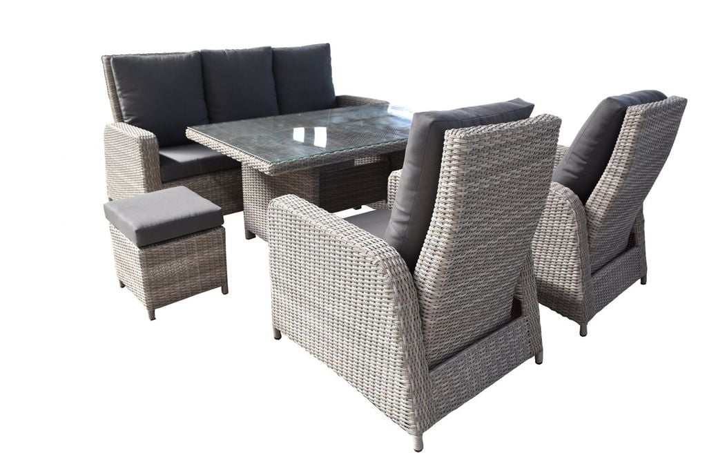 BỘ SOFA MÂY NHỰA NGOÀI TRỜI