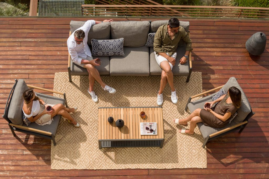 Sofa Amber băng 3 ngoài trời