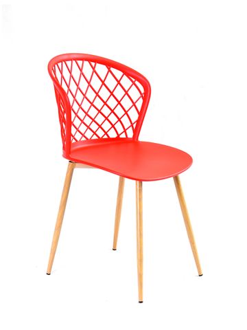  GHẾ CAFE MẶT NHỰA CHÂN SẮT 