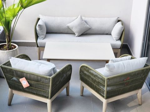  SOFA SET ĐAN DÂY NGOÀI TRỜI 
