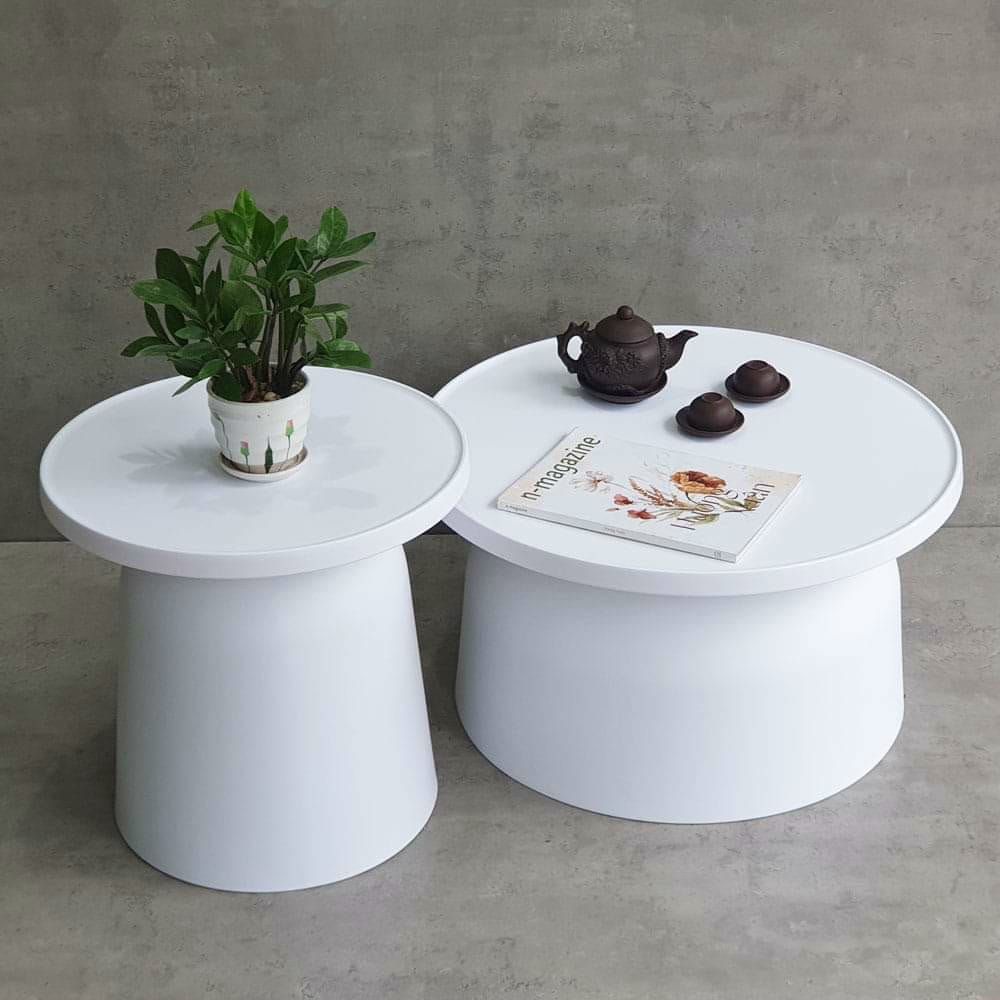 Set 2 bàn trà nhựa nguyên sinh