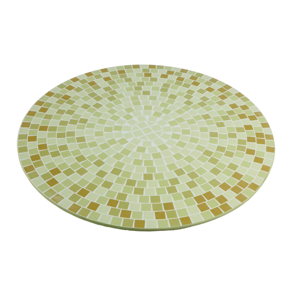 BÀN GẬP MẶT GẠCH TRÒN D59