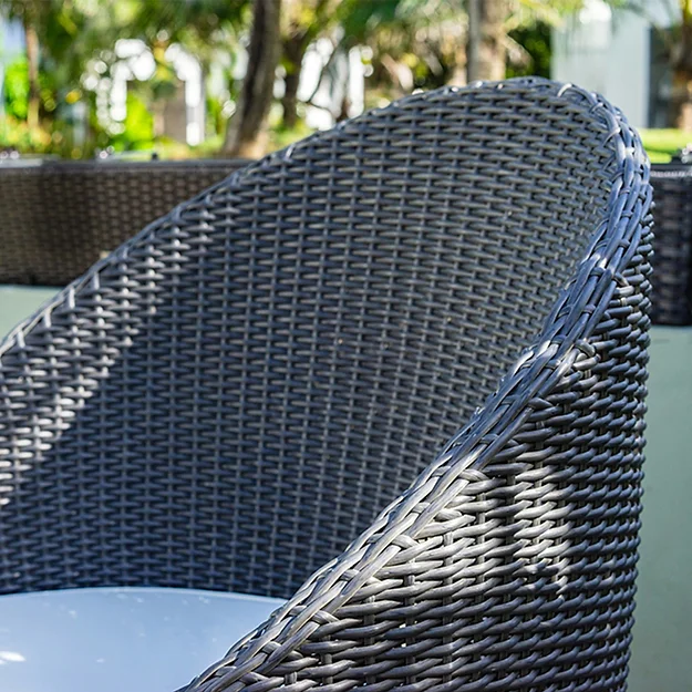 BỘ BÀN GHẾ CAFE THƯ GIÃN SẮT ĐAN DÂY