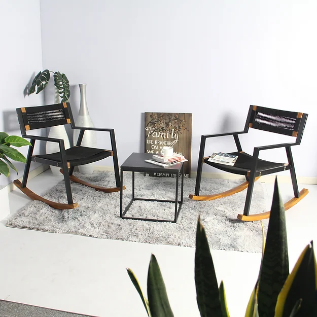BỘ BÀN 2 GHẾ THƯ GIÃN NGOÀI TRỜI CHÂN BẬP BÊNH