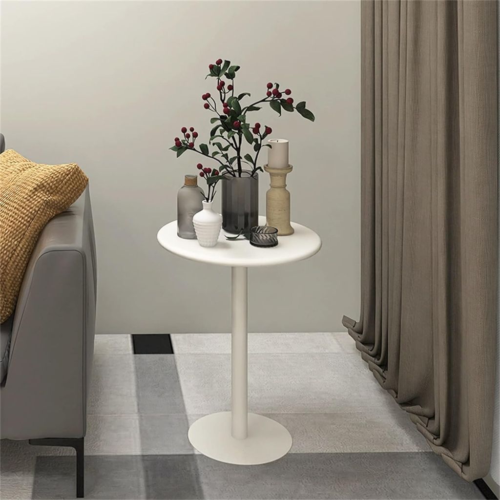 Bàn Trà Sắt phủ sơn D.60cm
