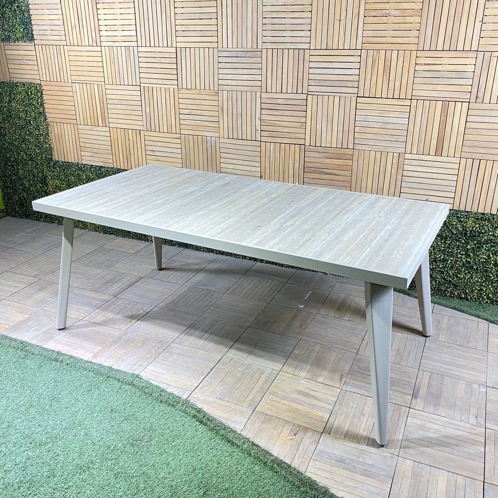 BÀN ĂN CN MẶT GẠCH VÂN GỖ 182