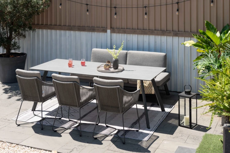 Opal rectangular table 220x90cm