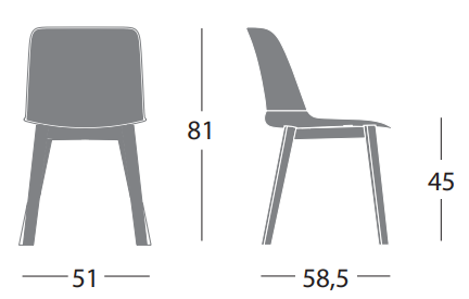 GHẾ TOBE CHÂN GỖ SỒI