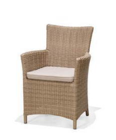  Bộ Bàn Ghế Ngoài Trời 4 Ghế Cafe Mây Nhựa 1 Bàn Vuông Gỗ Teak 