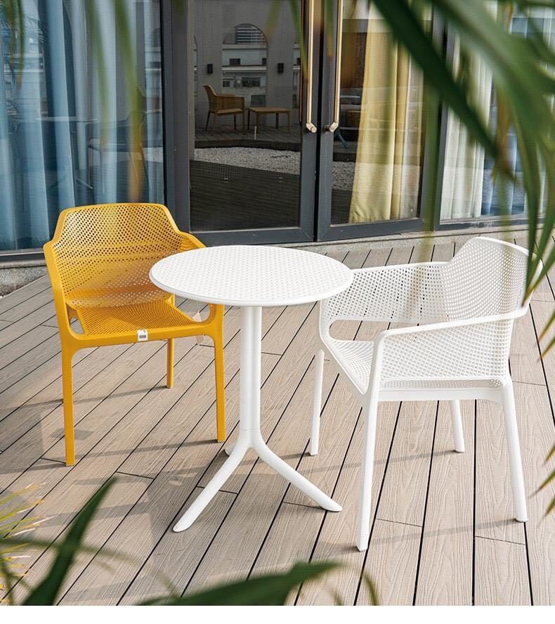 Bộ bàn 2 ghế nhập khẩu ngoài trời Step - Net Chair