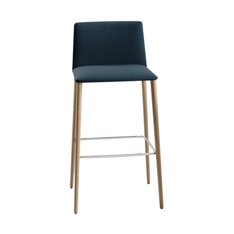  GHẾ BAR STAMP CHÂN GỖ sH.76cm 