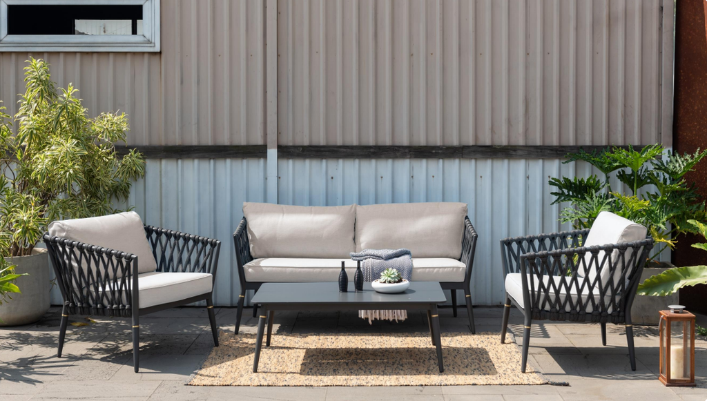 Bộ SOFA SET NHÔM ĐAN DÂY DÙ