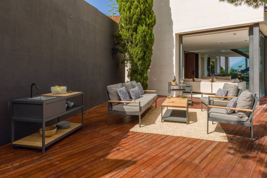 Sofa Amber băng 3 ngoài trời