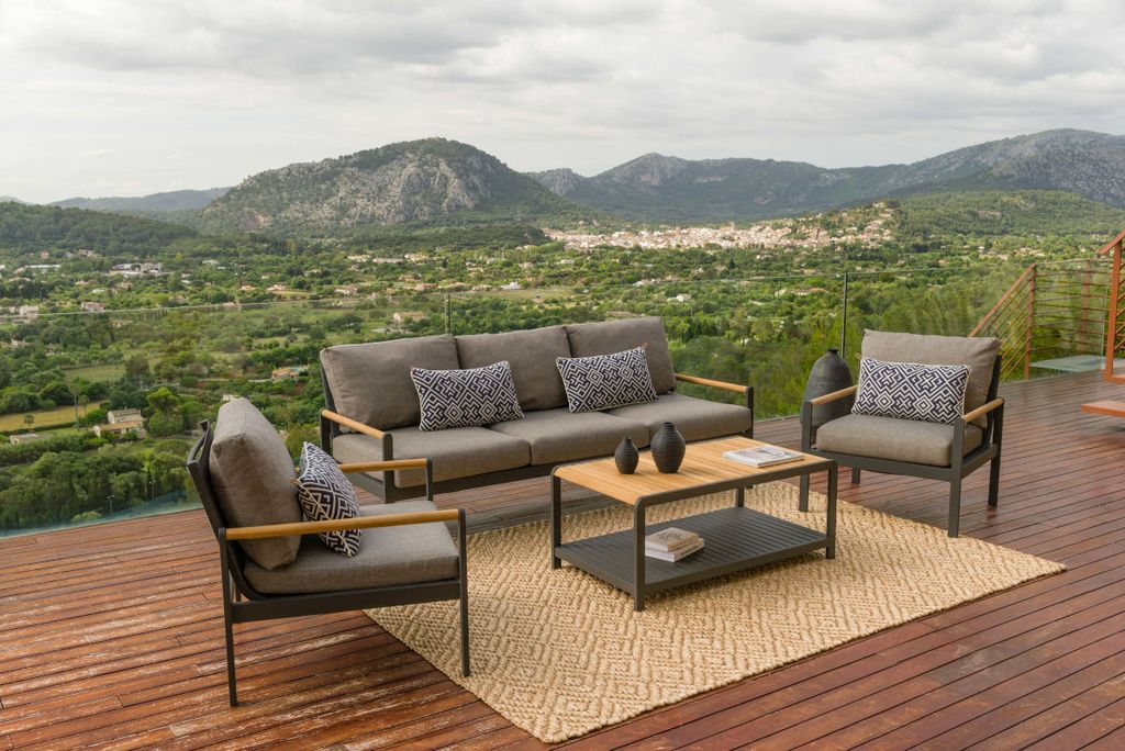 Sofa Amber băng 3 ngoài trời