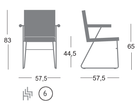 GHẾ KIMONO CHÂN ĐẾ TRƯỢT