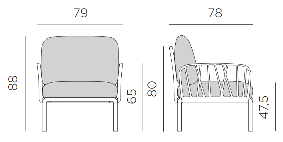 BỘ SOFA KOMODO 6 NGOÀI TRỜI