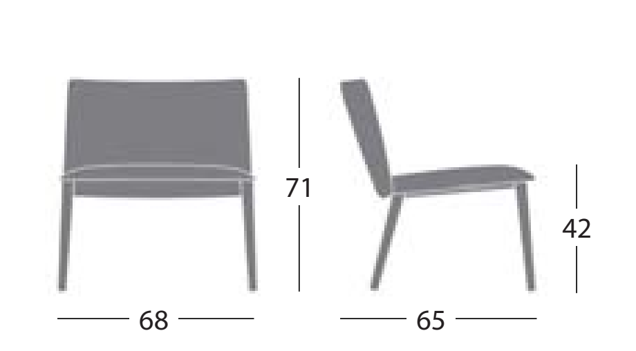 Ghế STAMP LOUNGE CHAIR
