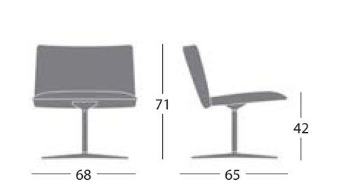  Ghế STAMP LOUNGE CHAIR 