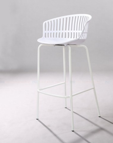  GHẾ QUẨY BAR MẶT NHỰA CHÂN SẮT 