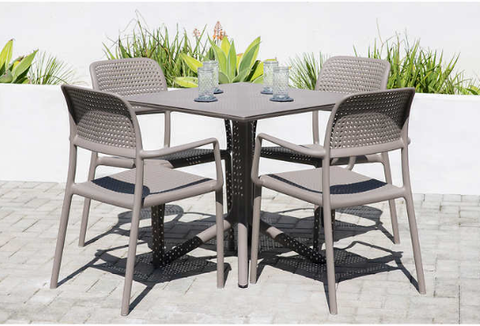  Bộ bàn 4 ghế ngoài trời nhập khẩu ClipX - Bora 