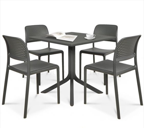  Bộ bàn 4 ghế ngoài trời nhập khẩu ClipX - Bora Bistrot 
