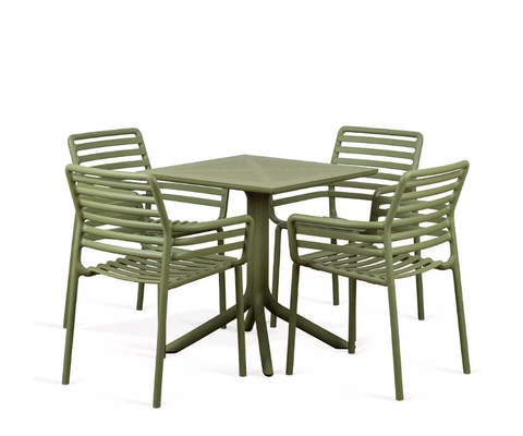  Bộ bàn 4 ghế ngoài trời nhập khẩu Clip - Doga armchair 