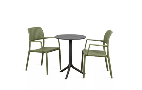  Bộ bàn 2 ghế ngoài trời nhập khẩu Step - Bora 