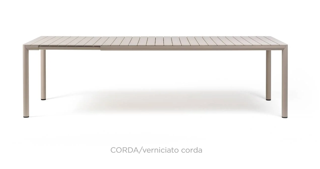 BÀN NHỰA NHẬP KHẨU Tevere 210 Extensible