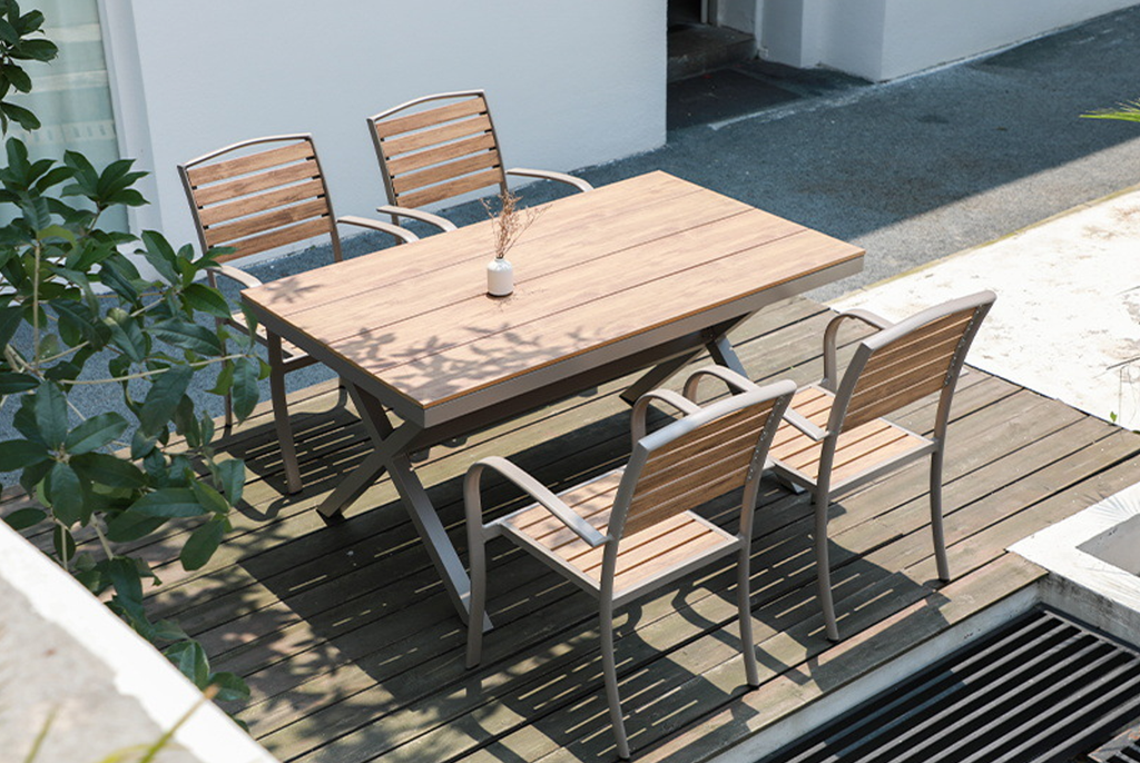 Bàn nhôm composite nhập khẩu 150 chân X