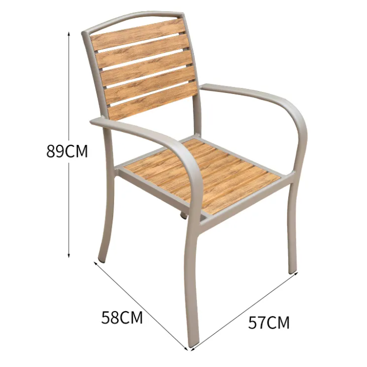 Bộ bàn mở rộng 180/240 - 8 ghế composite nhập khẩu