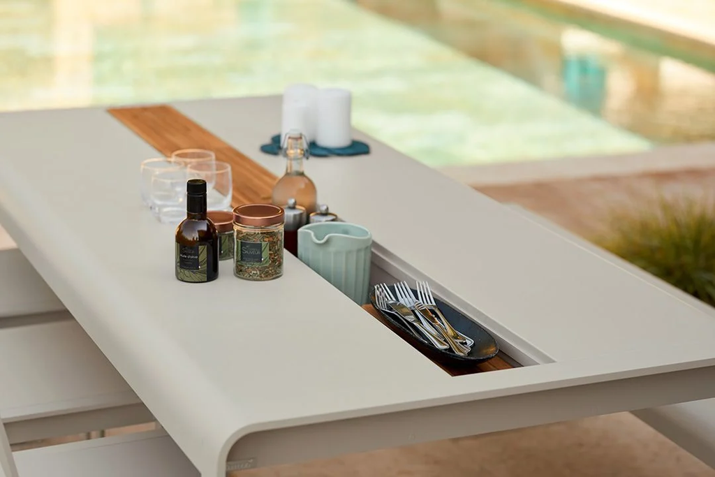 Bàn BELLEVIE TABLE 196 x 90 with storage