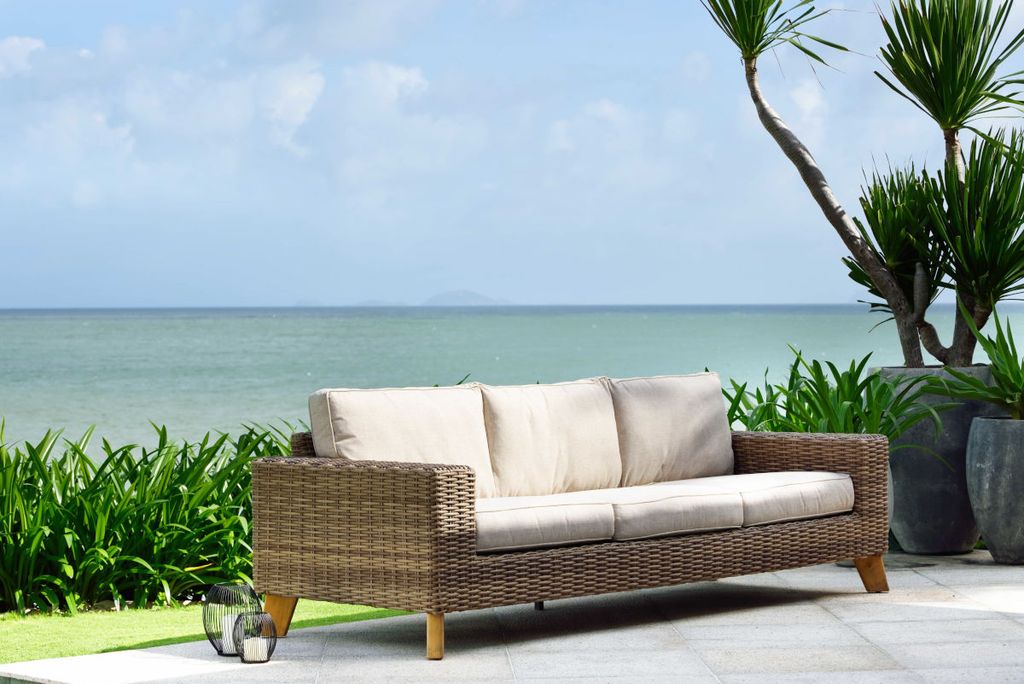 SOFA SET 1 BÀN 2 GHẾ BĂNG MÂY NHỰA